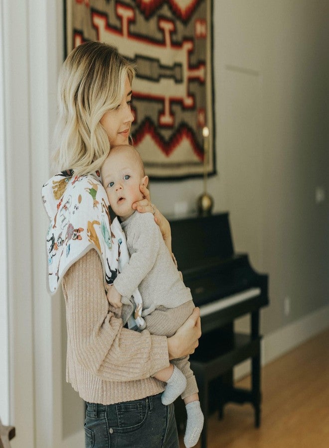 Little Unicorn Ultra-Absorbent Premium Burp Cloth | Soft on Baby's Skin | Larger Size | Ergonomic Design (Woof) - Image 4