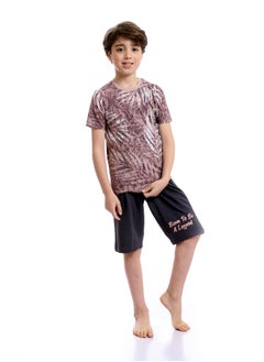 REDCOTTON Red Cotton- boys summer Pajama with short -kashmir  - Image 1