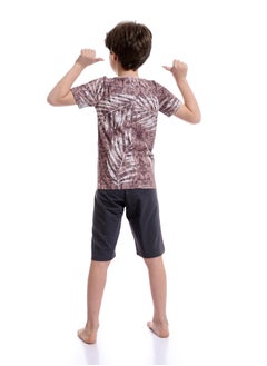 REDCOTTON Red Cotton- boys summer Pajama with short -kashmir  - Image 2