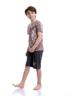 REDCOTTON Red Cotton- boys summer Pajama with short -kashmir  - Image 4
