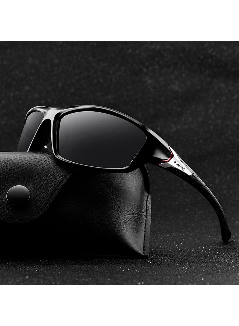 HDCRAFTER Square Shades UV400 Protection Lens Sun Protection Sunglasses Suitable for Summer Outdoor Beach Travel Camping-Orange - Image 3