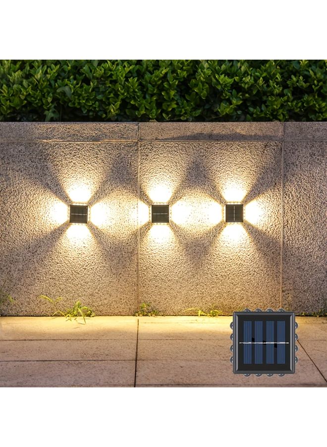 16 LED Solar Wall Light Warm Color Outdoor Landscape Garden Decoration - Image 5