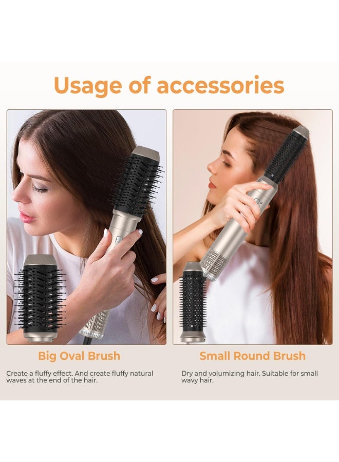 Air Brush Hair Styler, Airbrush 6 in 1 Multi Styler with Hair Dryer Brush, Air Curler, Airbrush Hair Styler for Hair Styling, Airstyler for Women Dry, Volume, Curl, and Smooth - Image 5