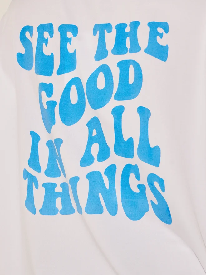 Take Two Take Two Round Neck Slogan Print T-Shirt