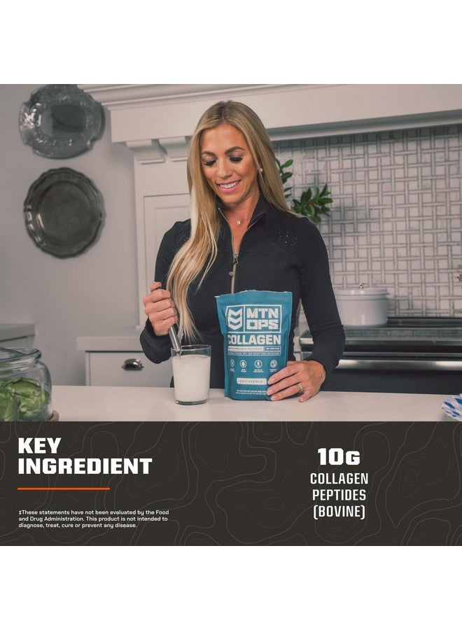 MTN OPS MTN OPS Collagen Protein Powder On-The-Go Packs, 30 Packs per Bag of Unflavored, Highly Digestible Protein with 9g of Protein per Serving  - Image 4
