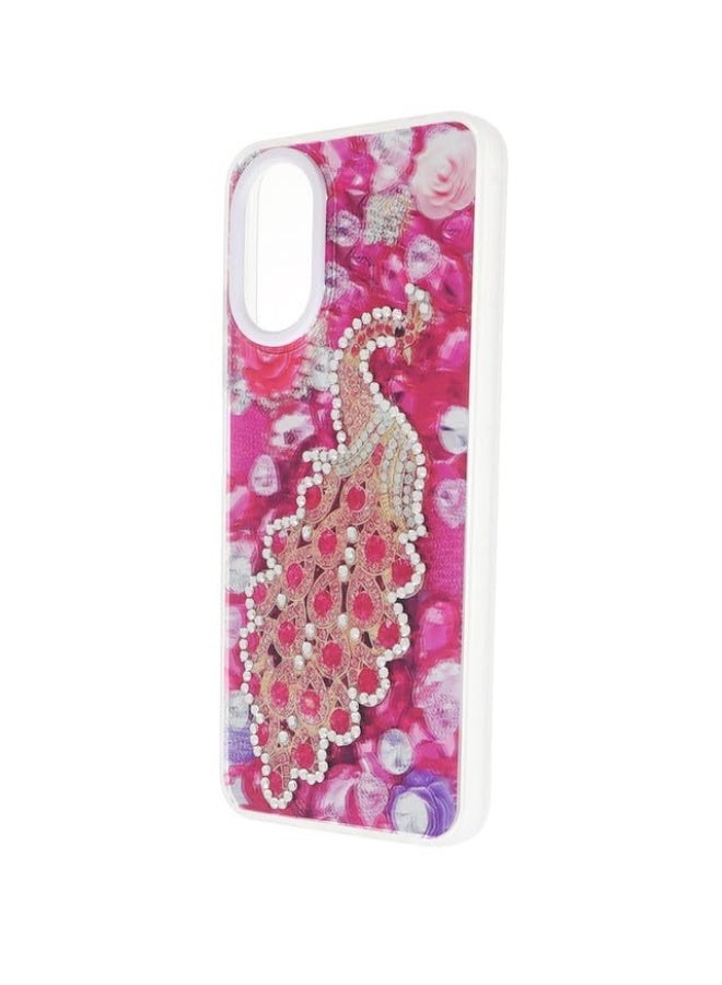 Plastic Back Cover For Oppo A18 4G, Multi Color - Image 3