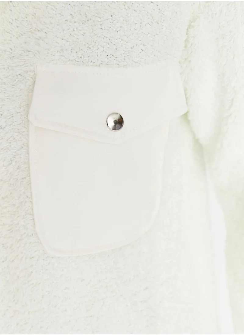 trendyol Pocket Detail Knitted Coat