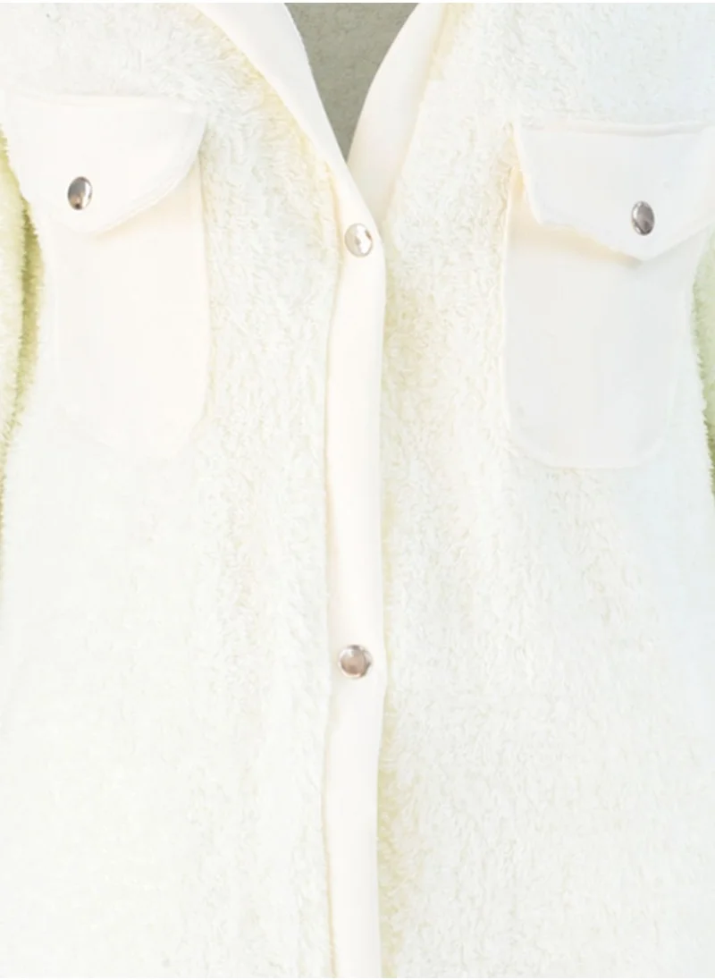 trendyol Pocket Detail Knitted Coat