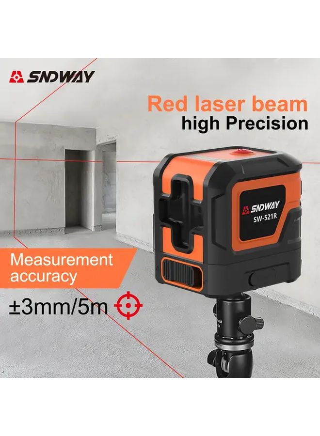 عبر مستوى الضوء الأحمر ليزر خط مزدوج خارجي مع تسوية تلقائية بطارية 1400 مللي أمبير نوع C - Image 5