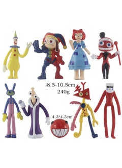 General 9 Pcs The Amazing Digital Circus Toy Set Ideas Toys Popular Cartoon Anime Model Ideas Toys Gifts for Adult  Kids 