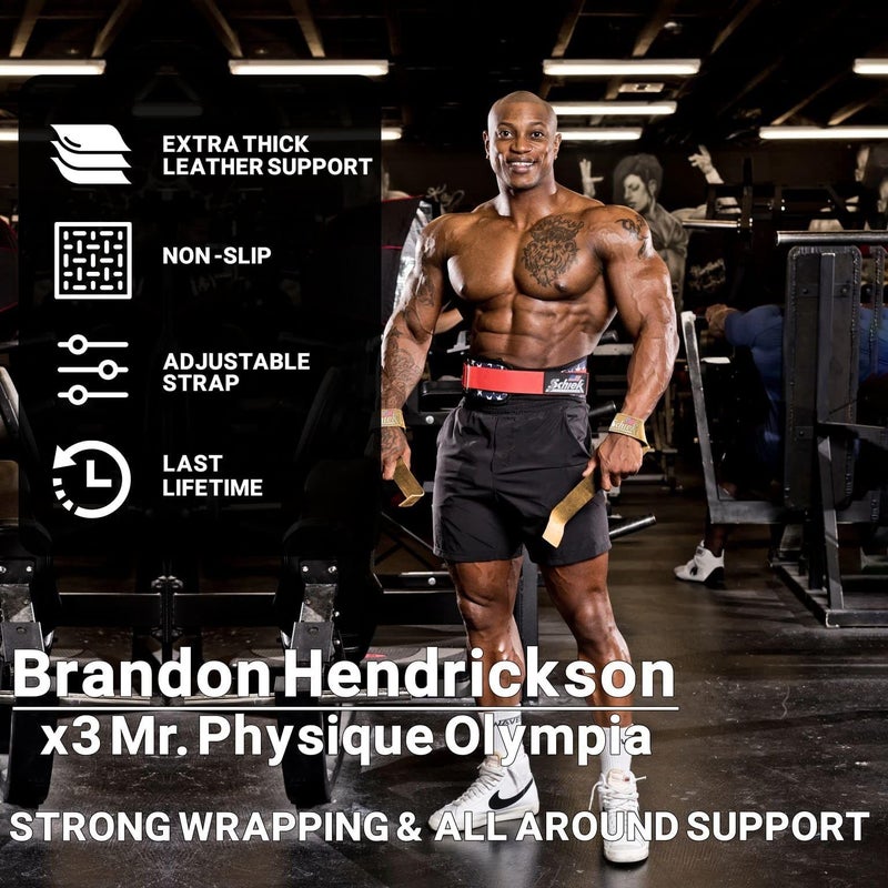 Schiek أحزمة رفع الأثقال الجلدية شايك سبورتس موديل 1000LLS (بني) - Image 4