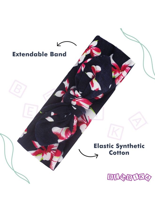 BEMBIKA Bow Headband For Baby Girl Hair Accessories For Girls Turban Headband For Baby Girl Black - Image 5