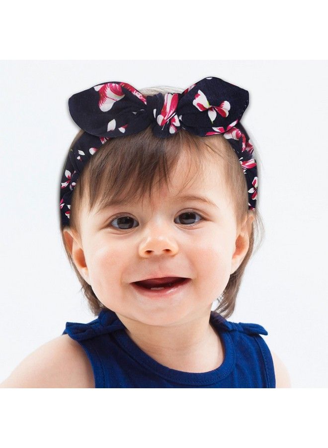 BEMBIKA Bow Headband For Baby Girl Hair Accessories For Girls Turban Headband For Baby Girl Black - Image 2
