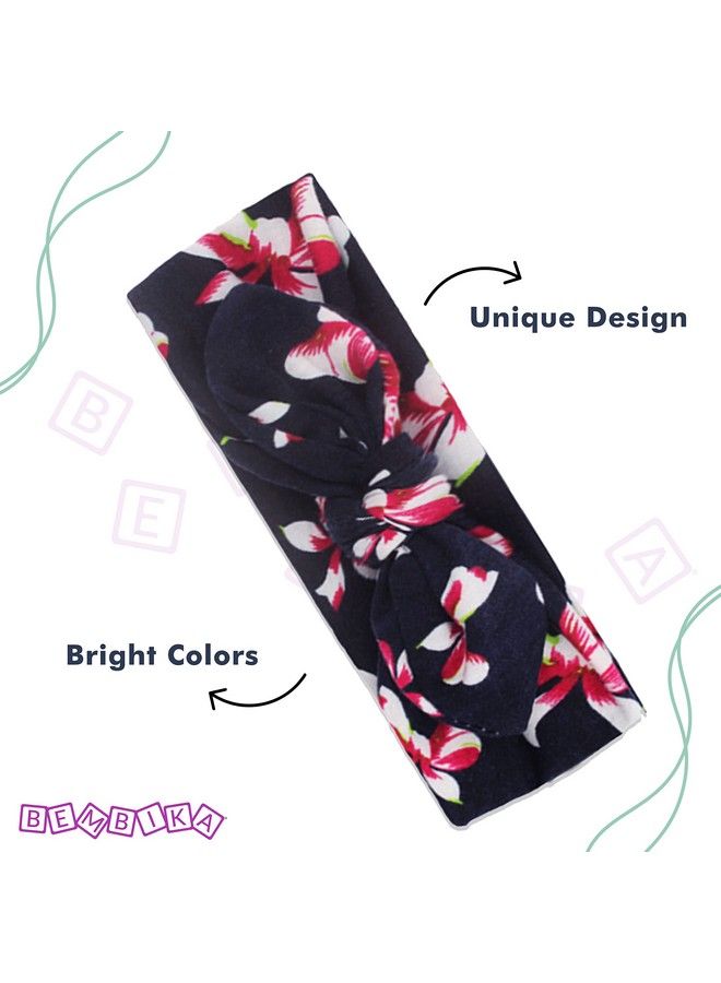 BEMBIKA Bow Headband For Baby Girl Hair Accessories For Girls Turban Headband For Baby Girl Black - Image 4