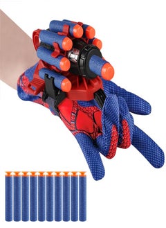 Kids Superhero Spider-Man Launcher Gloves Toy Set