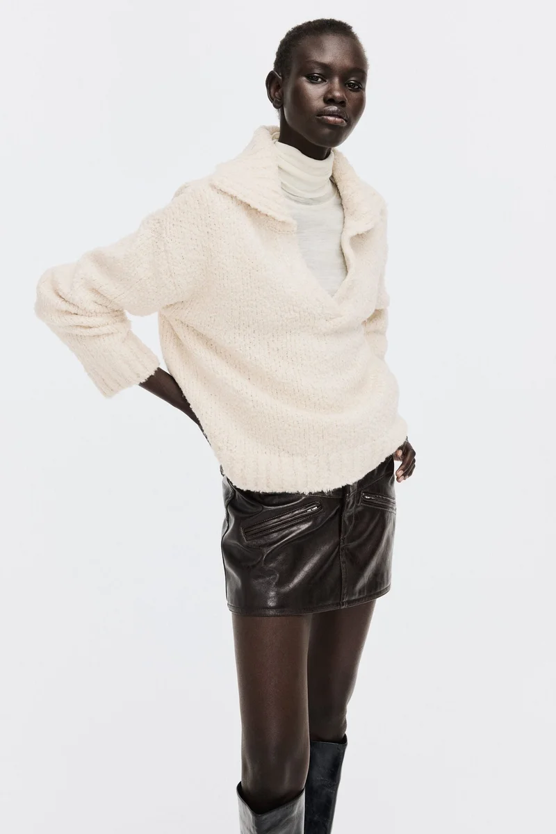 H&M Oversized collared jumper