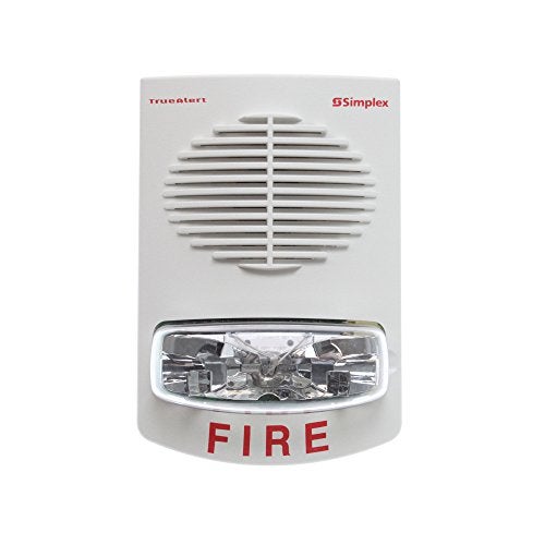 Simplex 4906-9153 TrueAlert Speaker Strobe, Wall Mt, 24Vdc, White - Image 1
