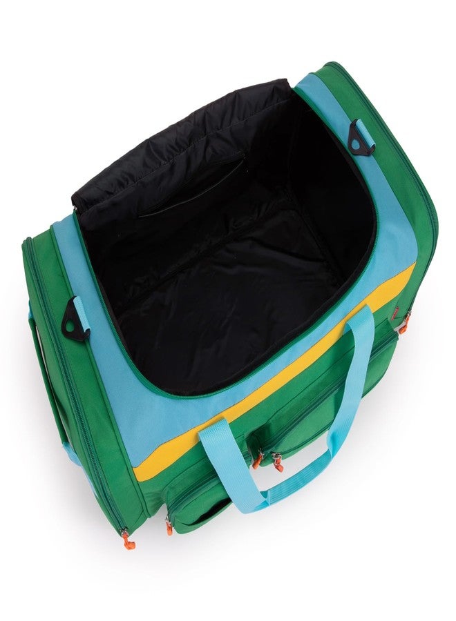 HawLander Large Kids Duffle Bag for Travel, Overnight, or Weekender, 22" inch, Green Yellow, 22.0"L x 12.0" H x 12.0"W, Duffle Bag for Travel - Image 4
