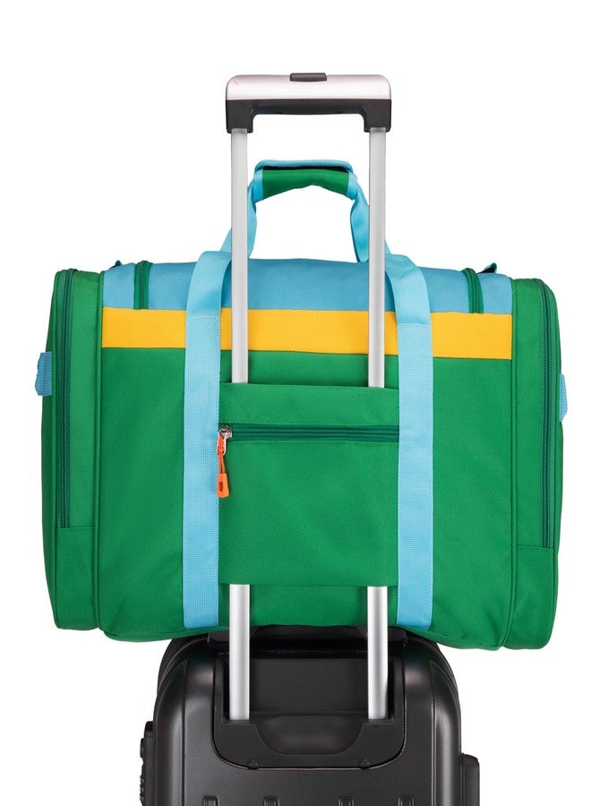 HawLander Large Kids Duffle Bag for Travel, Overnight, or Weekender, 22" inch, Green Yellow, 22.0"L x 12.0" H x 12.0"W, Duffle Bag for Travel - Image 3