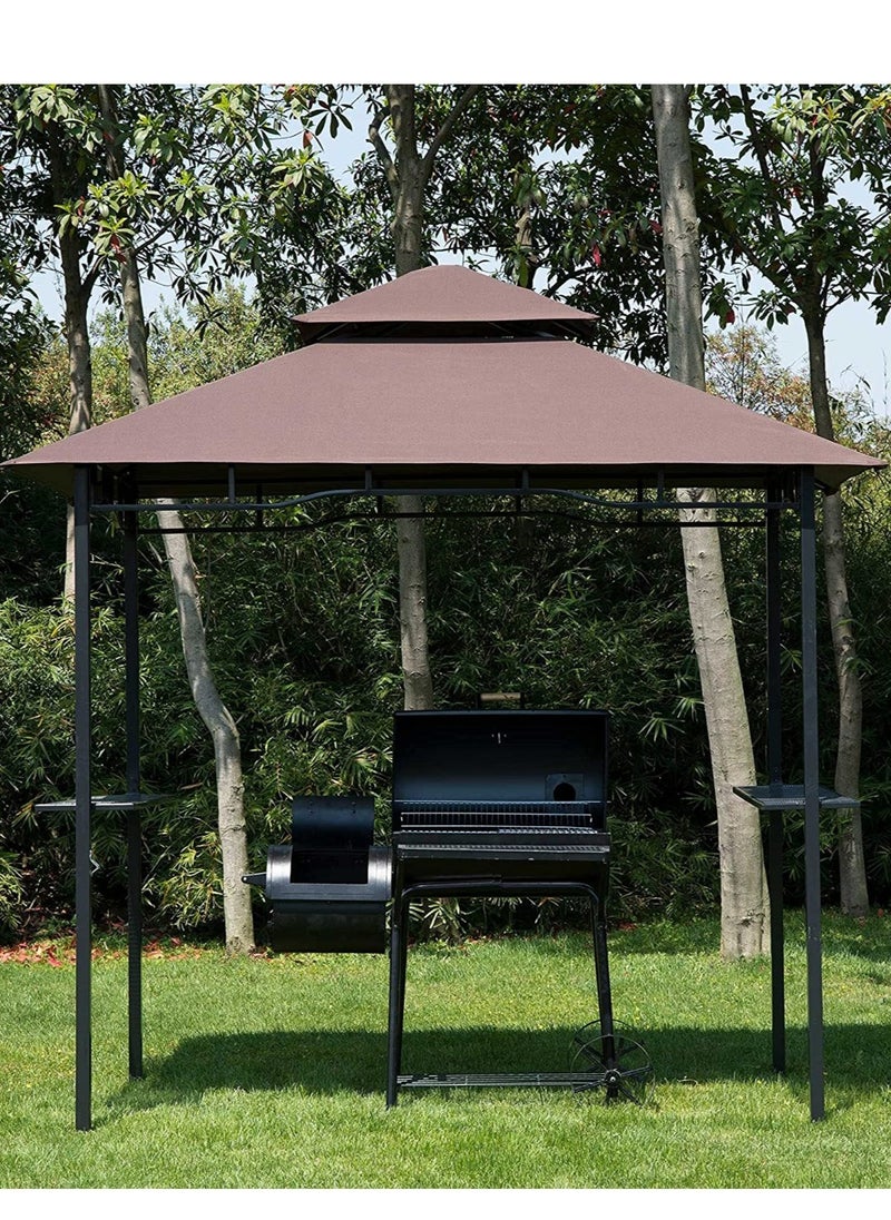 Living - Gazebo With Coating and Mesh Nettings 225*150*240cm - Image 1