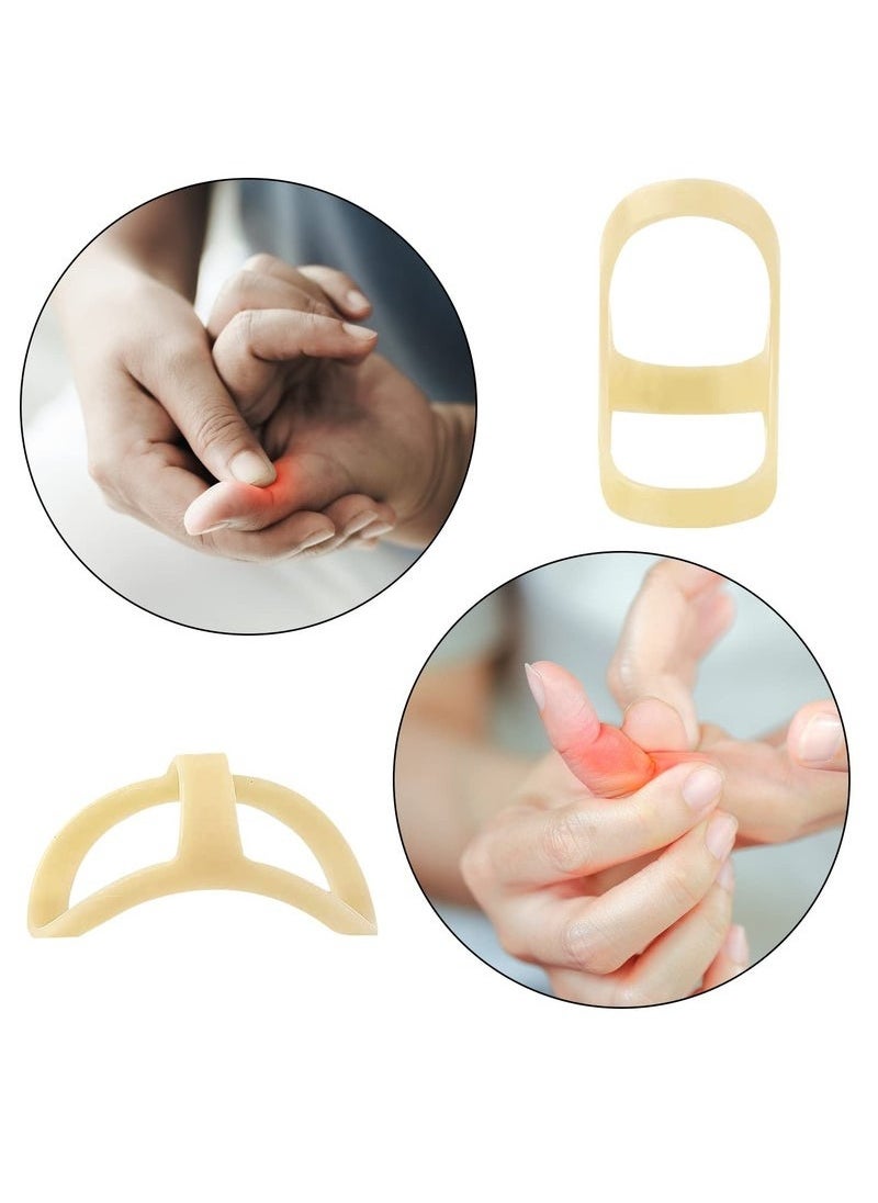 GMORO 14Pcs Oval Finger Splints, Trigger Finger Splint for Trigger/Mallet/Arthritis/Straightening, Finger Brace Support  - Image 5