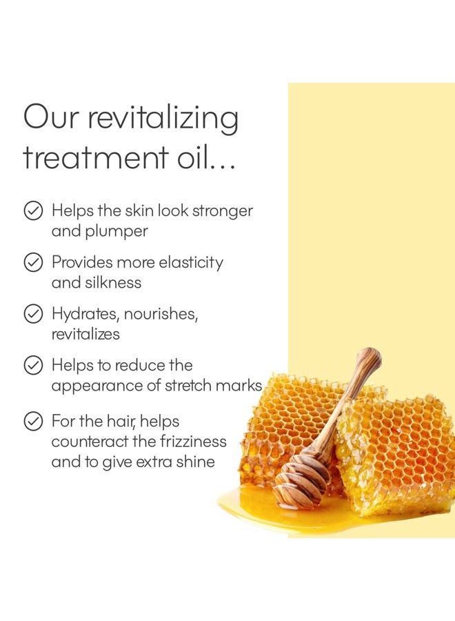 Perlier , Body Honey Miel - Body Treatments - Moisturising and Regenerating Oil for Face, Body and Hair with Organic Honey, 100% Italian, 95 ml Bottle - Image 3