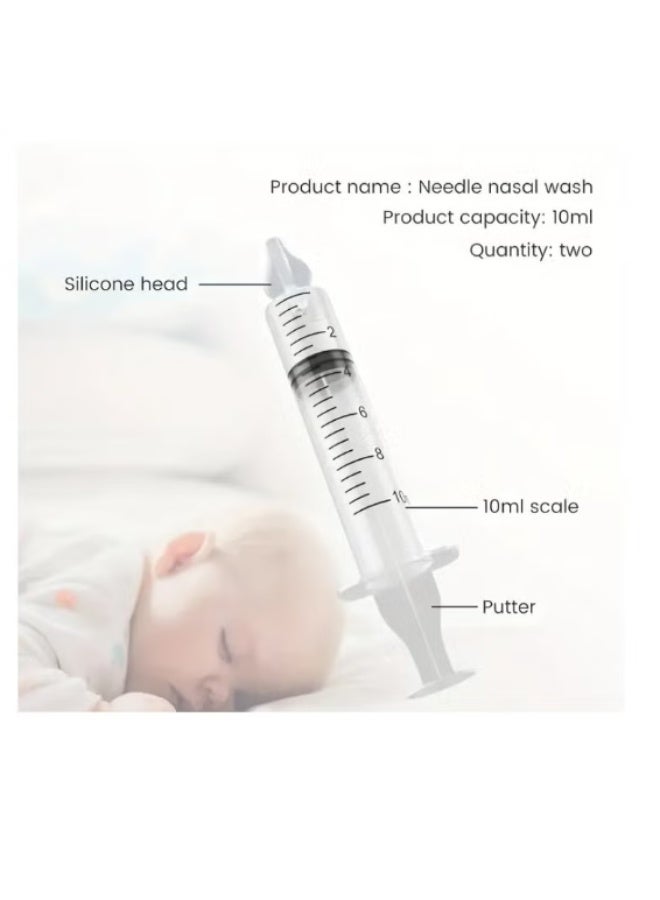 EzyCare Nasal Wash Syringe Twin Pack – Gentle Saline Irrigation for Babies - Image 2