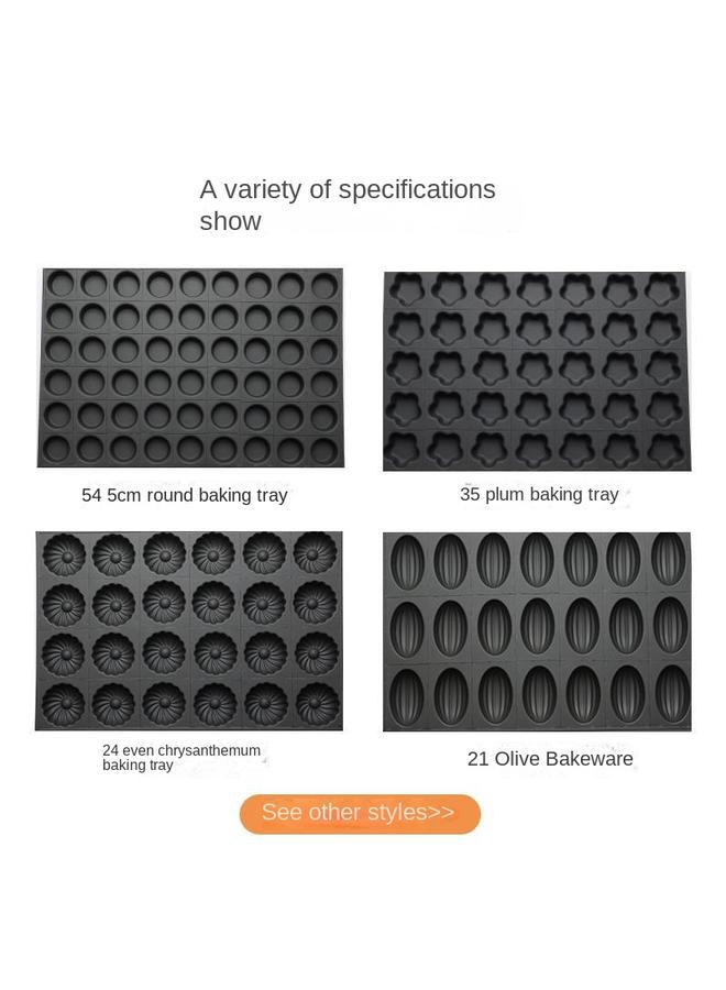 Bluejw Commercial Non-stick Baking Pan Food Cake Mold 4060 Baking Round Heart-shaped Drawing Anhydrous Chicken Cake Pumpkin Free Shipping - Image 3