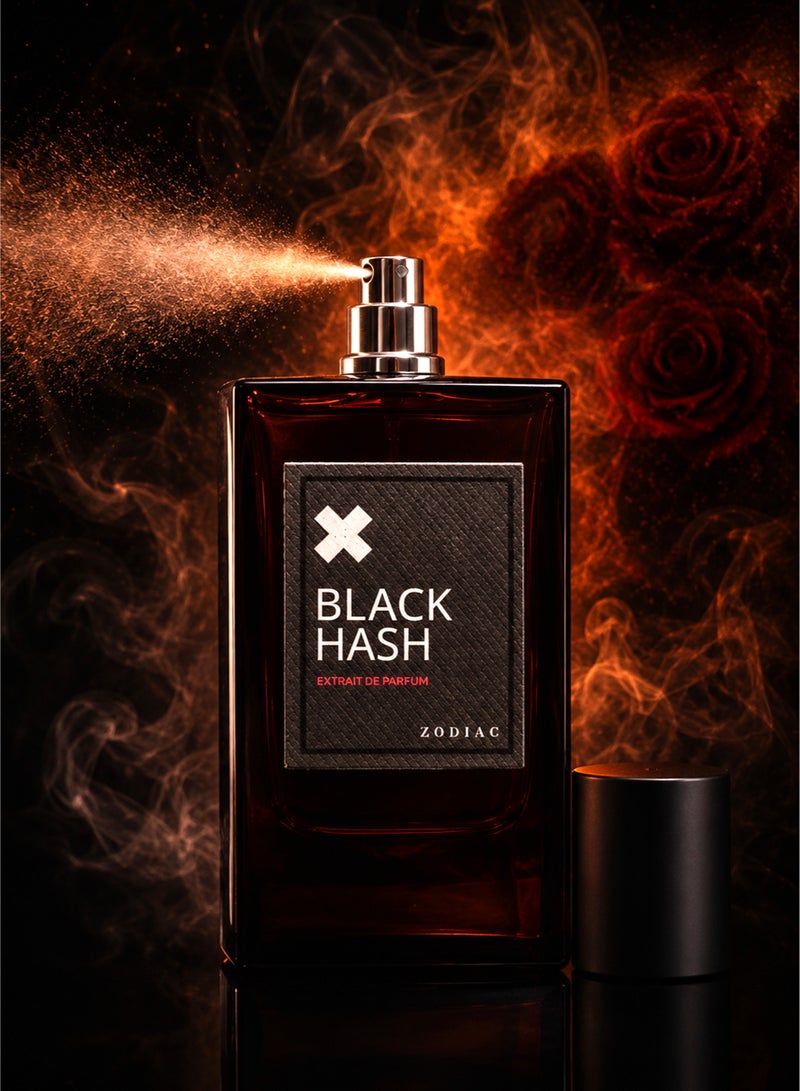 زودياك عطر زودياك بلاك هاش 60 مل للرجال، يدوم طويلاً | خلاصة عطر فاخرة للرجال بنفحات العود والفانيليا والعنبر | أفضل عطر للرجال - Image 3