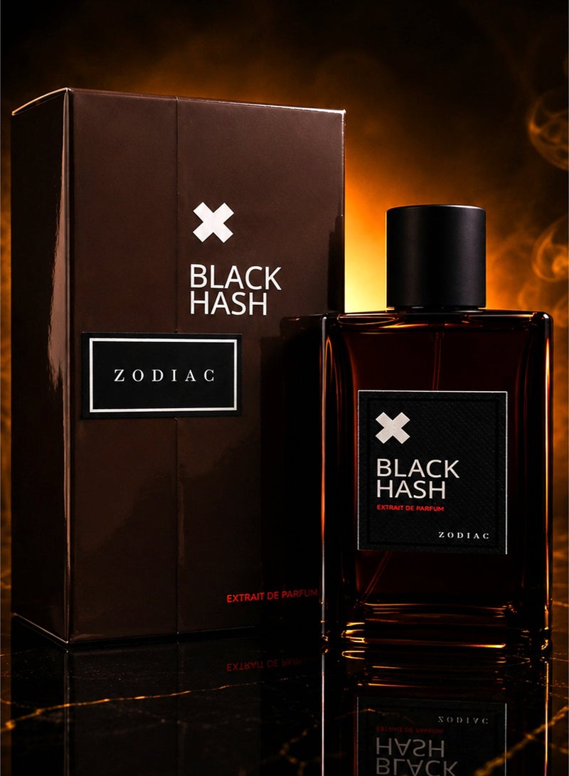 زودياك عطر زودياك بلاك هاش 60 مل للرجال، يدوم طويلاً | خلاصة عطر فاخرة للرجال بنفحات العود والفانيليا والعنبر | أفضل عطر للرجال - Image 1