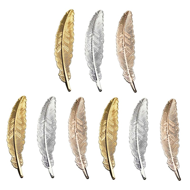 Metallic Gold Nail Art Display Decorations 9 Pieces Set For Home And Professional Use - Image 2