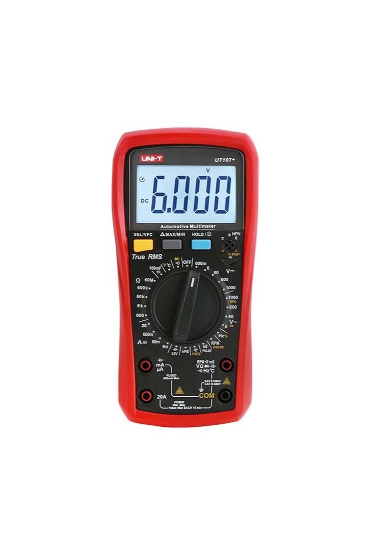 UniT UNI-T UT107+ Automobile Multimeter High Precision True RMS Automobile Automatic Range Actual Value Digital Multimeter - Image 1