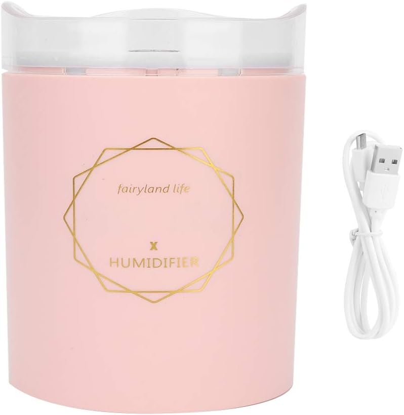 klarako Air Humidifier, Humidifiers for Bedroom, USB Portable Desk Humidifier, Portable Mini Humidifier Aromatherapy Instrument With Led Lights, For Use In Dormitory, Living Room, Bedroom, Office - Image 4