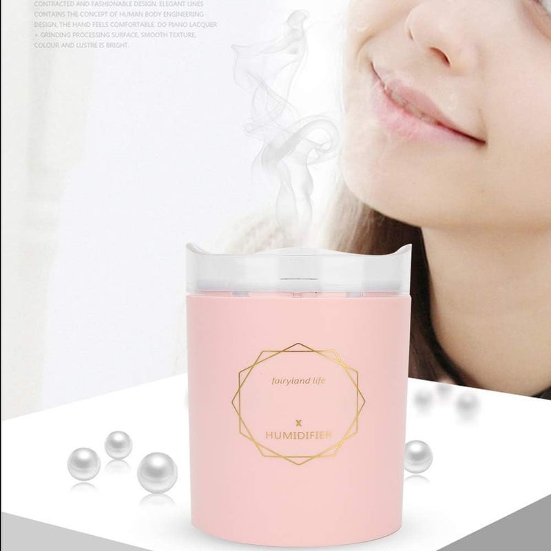 klarako Air Humidifier, Humidifiers for Bedroom, USB Portable Desk Humidifier, Portable Mini Humidifier Aromatherapy Instrument With Led Lights, For Use In Dormitory, Living Room, Bedroom, Office - Image 3
