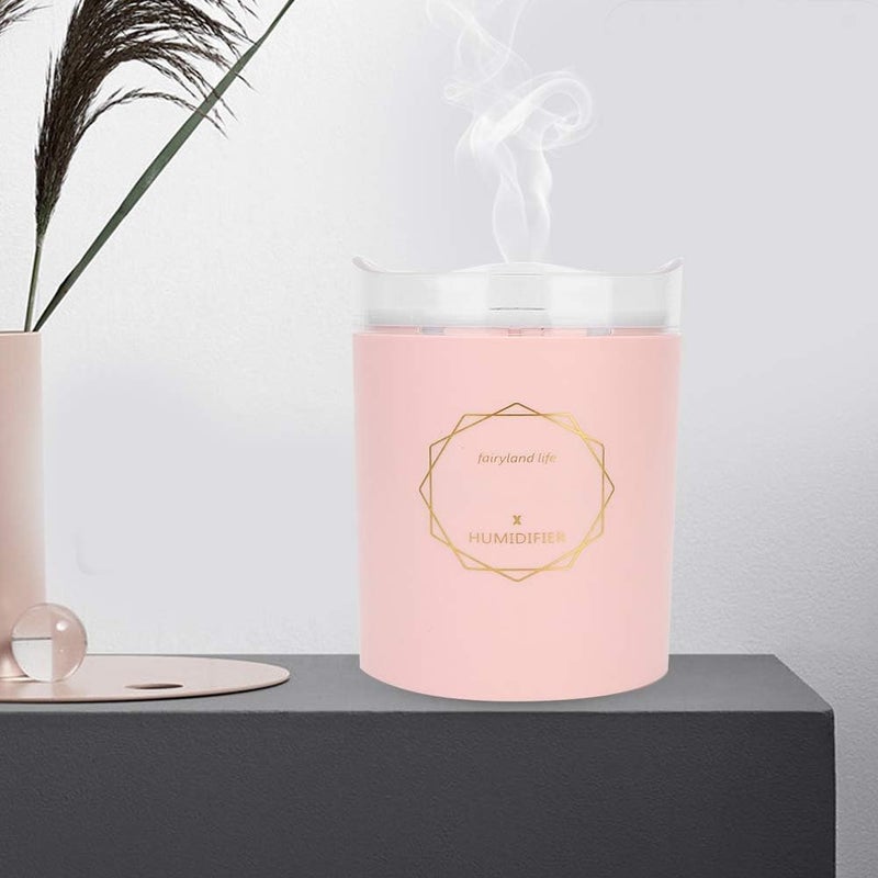klarako Air Humidifier, Humidifiers for Bedroom, USB Portable Desk Humidifier, Portable Mini Humidifier Aromatherapy Instrument With Led Lights, For Use In Dormitory, Living Room, Bedroom, Office - Image 2