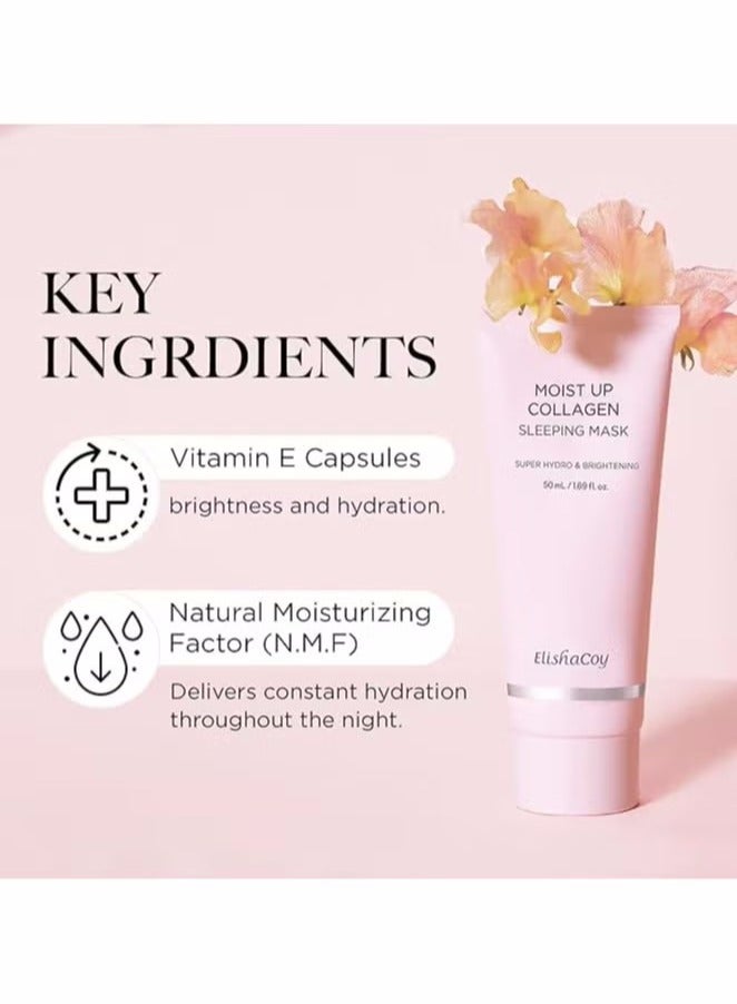 elishacoy Moist Up Collagen Sleeping Mask 50ml  - Image 2