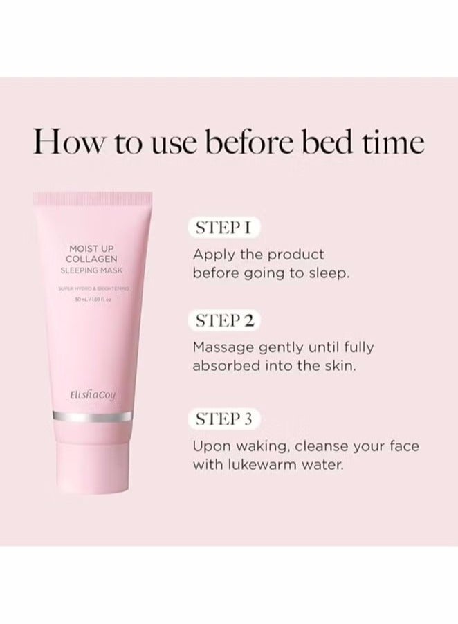 elishacoy Moist Up Collagen Sleeping Mask 50ml  - Image 5
