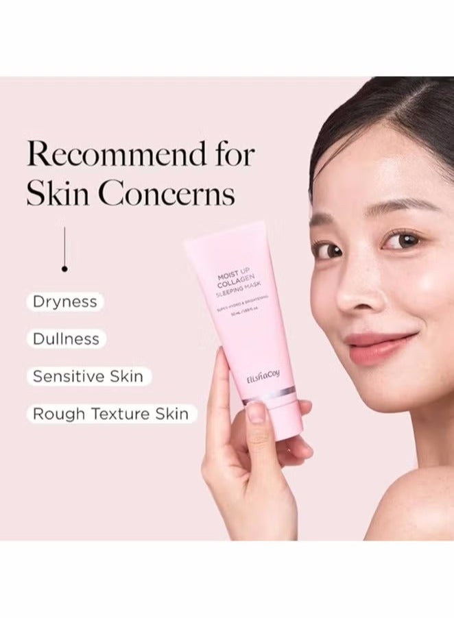 elishacoy Moist Up Collagen Sleeping Mask 50ml  - Image 4