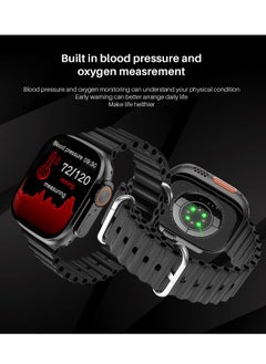 Bonita Bonita Laxasfit Ultra 2 Smart watch x90 2.19 inch Size with Wireless Charging, Running , Heart Rate , BT Calls and more (black)  - Image 3