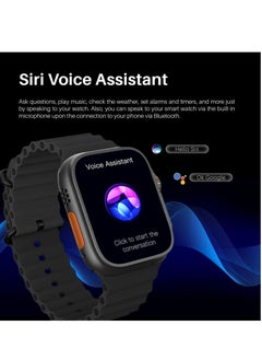 Bonita Bonita Laxasfit Ultra 2 Smart watch x90 2.19 inch Size with Wireless Charging, Running , Heart Rate , BT Calls and more (black)  - Image 5