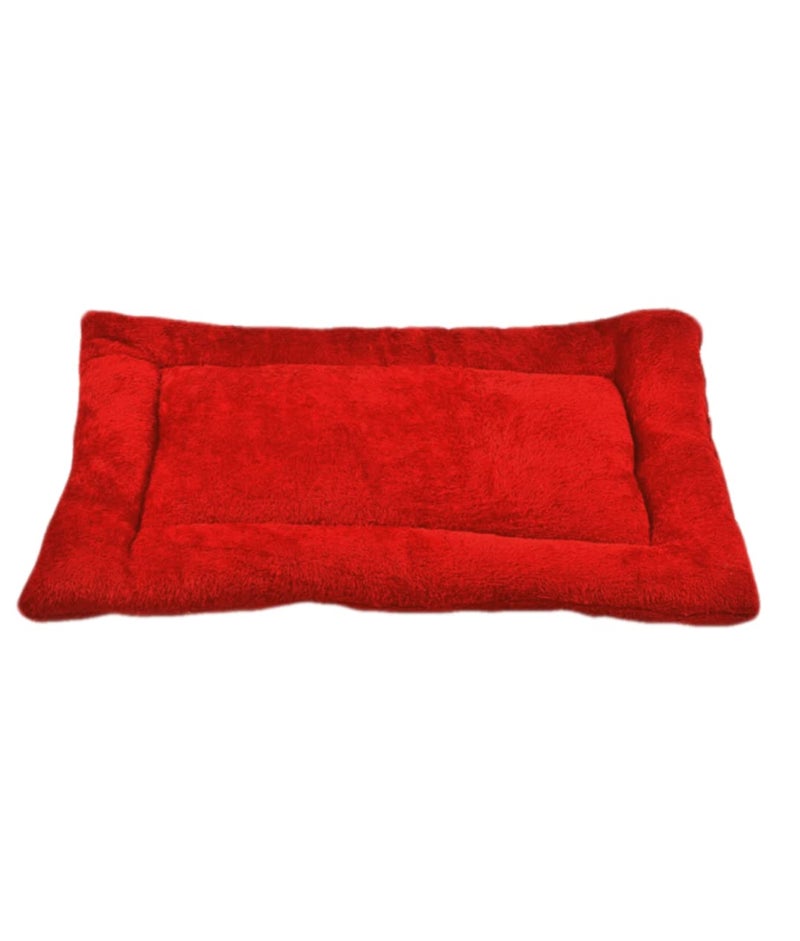 creative textiles Pet Mats | Cosy, Fluffy, Soft, Light Weight Mats for Pet | Pet Mats for Sleeping |Rectangular Flat-Bed Keeping Pets Warm and Comfy| Anti-Slip Machine Washable - Image 1