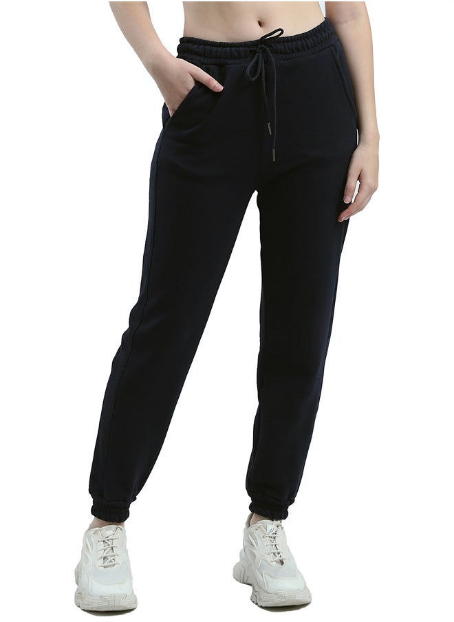 RAVIN - Solid Jogger Pants with Elastic Waist - Image 1