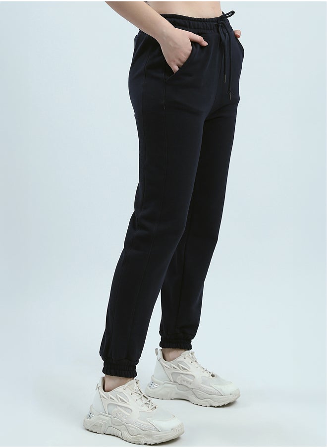 RAVIN - Solid Jogger Pants with Elastic Waist - Image 1