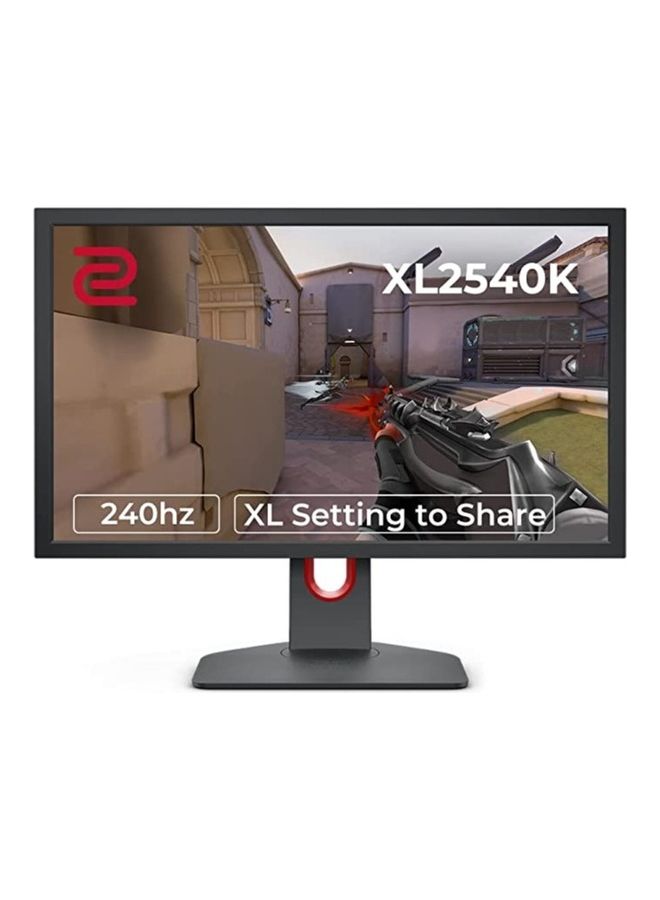 بين كيو شاشة زوي XL2540K مقاس 24.5 بوصة للألعاب بمعدل تحديث 240 هرتز | قاعدة أصغر | ارتفاع مرن وإمالة قابلة للتعديل | برنامج XL Setting To Share | قائمة سريعة قابلة للتخصيص أسود - Image 1