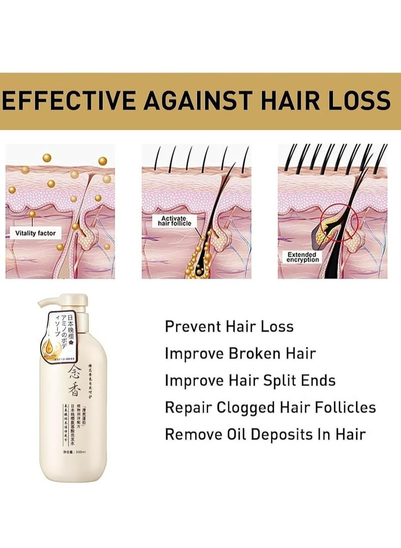 Diyating Japanese Sakura Anti-Hair Loss Shampoo 300 ml - Image 5