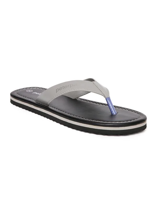 Take Two Men Grey Thong Flip Flops