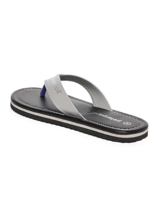 Take Two Men Grey Thong Flip Flops