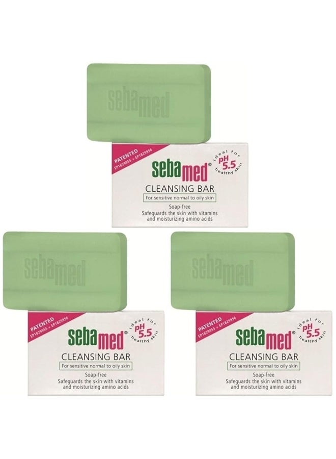 Sebamed Cleansing Bar  100Gm (Pack of 3) - Image 1
