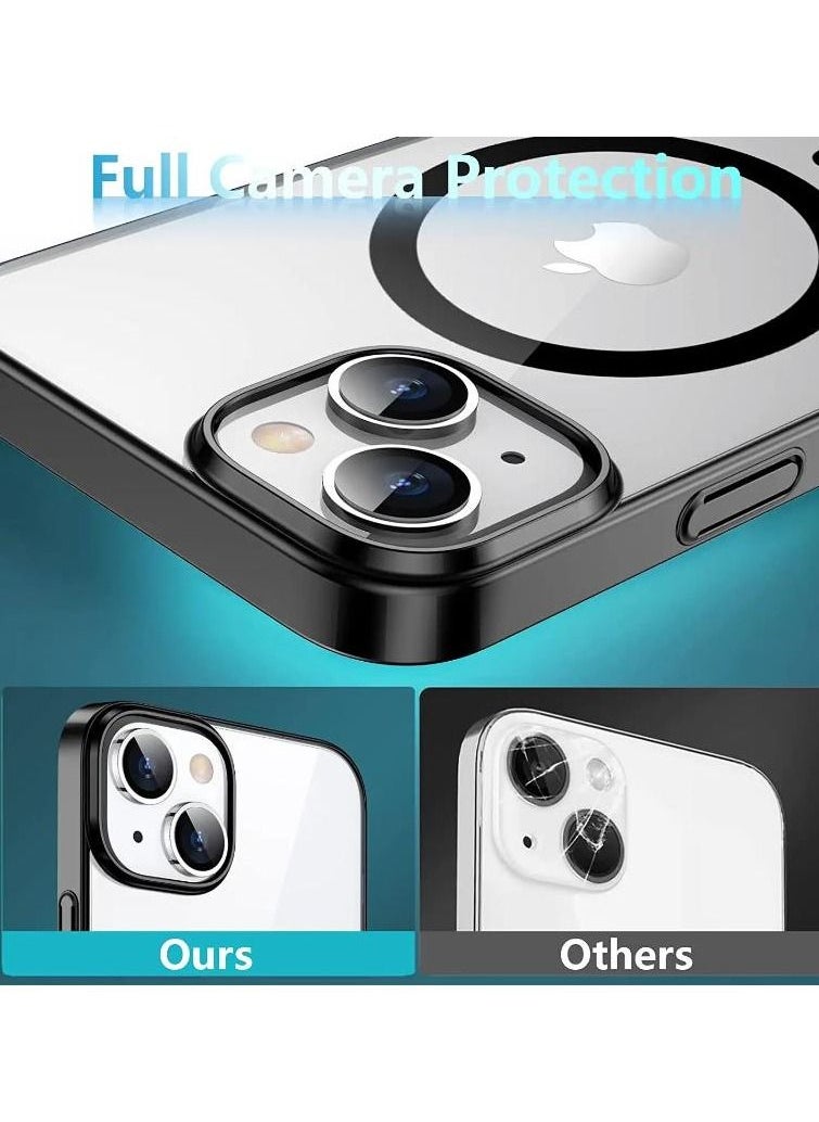 Rock Pow - iPhone 14 Case 6.1 inch, Magnetic Design  Drop Tested with Electroplated Bumper & Camera,Hard PC Back Slim Shockproof Protective Cover for iPhone 14 - Image 1