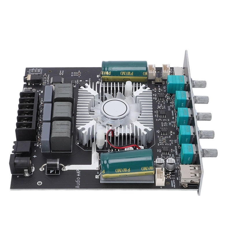 2.1 مضخم بلوتوث ثنائي القناة 160 واط × 2 TDA7498E لوحة صوت مضخم الصوت BT 5.0 - Image 3